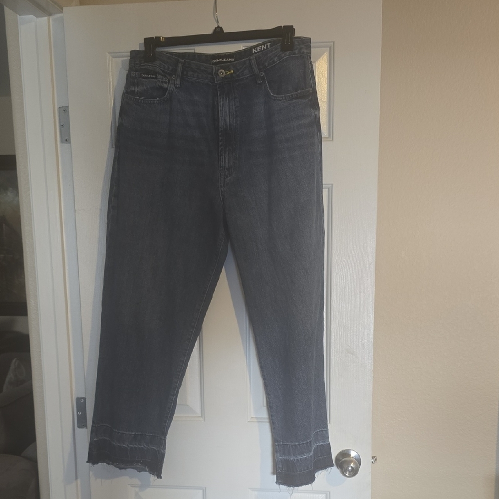 DKNY High Rise Women Jeans - Dark Blue